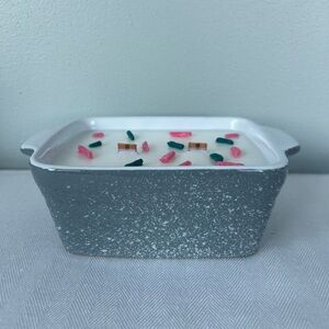 Grey Loaf Pan | Vanilla Cake Pop Scented Candle